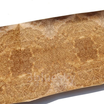 Натуральный Шпон Nanmu в тон древесному шпону для мебельной основы на бумаге Kraft Размером около 60 см х 2,5 м 0,3 мм