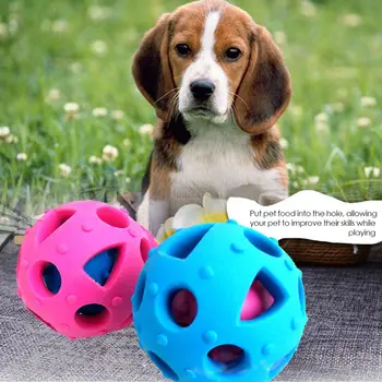 Новая игрушка для щенков, устойчивая к укусам, Надувной мяч, игрушки для собак, мяч-головоломка для собак, мяч для домашних животных