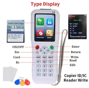 Новая Портативная Ключевая Машина iCopy 5 8 с Функцией Полного Декодирования Смарт-карты Ключевая Машина RFID NFC Копировальный Аппарат IC/ID Reader/Writer