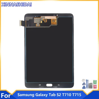 Новинка для Samsung Galaxy Tab S2 T710 T715 SM-T710 SM-T715 ЖК-дисплей Сенсорный Экран Дигитайзер Датчики В Сборе Замена панели