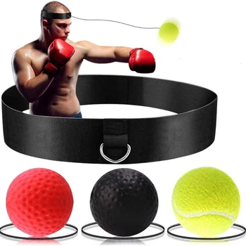 Новый продукт Боксерские рефлекторные мячи с оголовьем Speed Sports Training Punch Fight React Head Ball