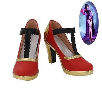 Ночная Лолита Yeloli Ядовитая королева Обувь Женские ботинки для косплея