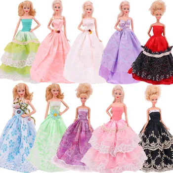 Одежда для куклы Барби Эльзы Платье Свадебный вечерний наряд Юбка Аксессуары для куклы Барби и 1/6 Одежда для куклы BJD Blythe