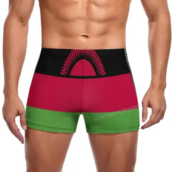 Плавки С флагом Малави, Быстросохнущие Шорты Для мужчин, Пляжные шорты для плавания, Летний подарок