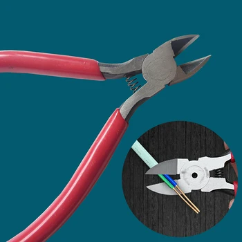 Плоскогубцы 130 мм Диагональный кабель для бисероплетения, боковой косой резак, кусачки, плоскогубцы, инструмент