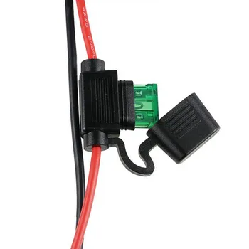 Разъем питания Anderson Plug Прочный 30A Для проводки Anderson Plug Держатель предохранителя со средним лезвием Жгут проводов питания 14AWG 30 см