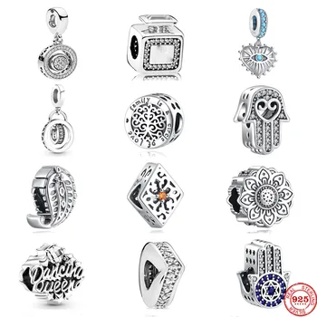 Серебряное кольцо королевы танцев 925 пробы, подвески, бусины, подходят к оригинальному браслету, женские украшения 