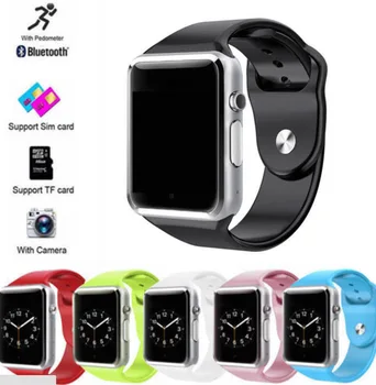 Смарт-часы A1, Bluetooth, Sim-карта для вызова, многоязычные умные часы, электронный трекер, мужские часы, умный браслет для телефона Android