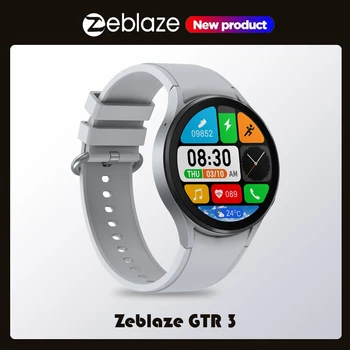 Смарт-часы Zeblaze GTR 3 с 1,32-дюймовым IPS-дисплеем, 24-часовым монитором работоспособности, определяемыми пользователем циферблатами, несколькими спортивными режимами, часами для мужчин и женщин