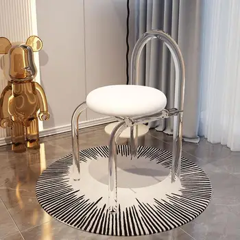 Современное прозрачное обеденное кресло Nordic для салона, лаунжа, ресторана середины века, барные стулья, напольные шезлонги, мебель для кормушек YYY10XP