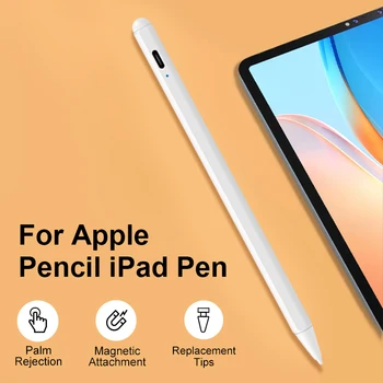 Стилус для Apple Pencil Palm Rejecting Ipad Ручка Для Аксессуаров iPad 2022 2021 2020 2019 2018 Pro Air Mini Stylus Pen 애플펜슬