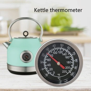 Термометр с циферблатом для бойлера, чайника, чайника -10-100 ℃/ 0-220ºF, резьба 1/4 NPT, Измеритель температуры соединения из нержавеющей стали
