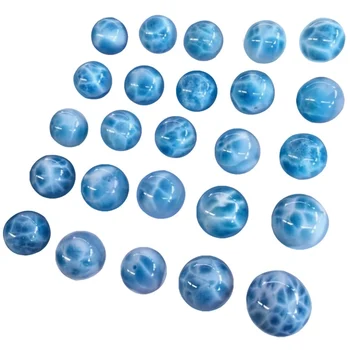 цельные бусины AAA Larimar blue круглые 6/8/10/12 мм оптом для ювелирных изделий DIY. Ожерелье