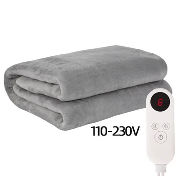 Электрическое одеяло 110 В 220 В 100 Вт, электрическое покрывало, Электрический матрас, наколенник, теплое одеяло